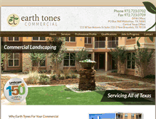 Tablet Screenshot of earthtonesdesign.com